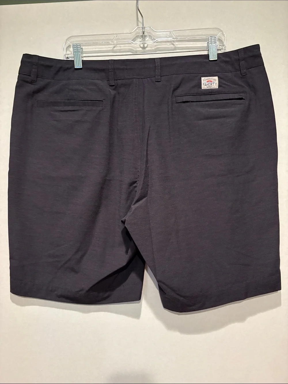 Faherty - All Day Belt Loop Shorts. 9 inch inseam. Dark Gray. Size 38. MSC0012